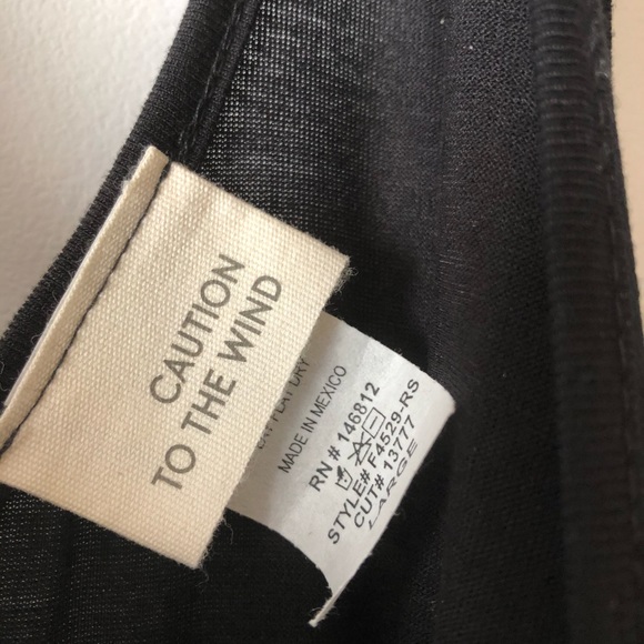 VNeck Black cotton jumper - Picture 3 of 3